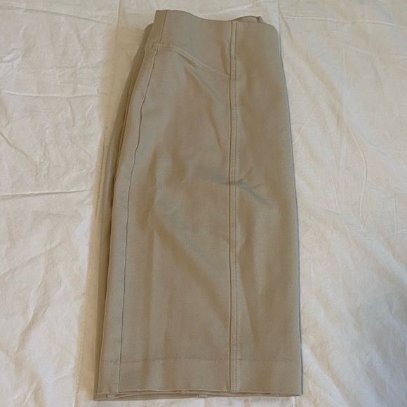 THALIAN Tan Tight Mid-Length Skirt - Picture 9 of 11
